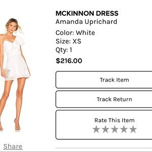 Amanda Uprichard McKinnon Dress
